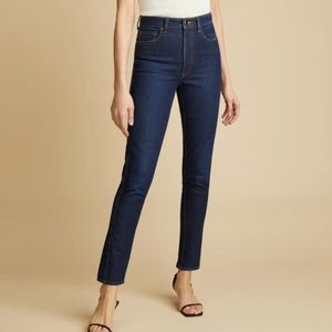NWT Khaite Vanessa High Rise Straight Leg Jeans 27-28
